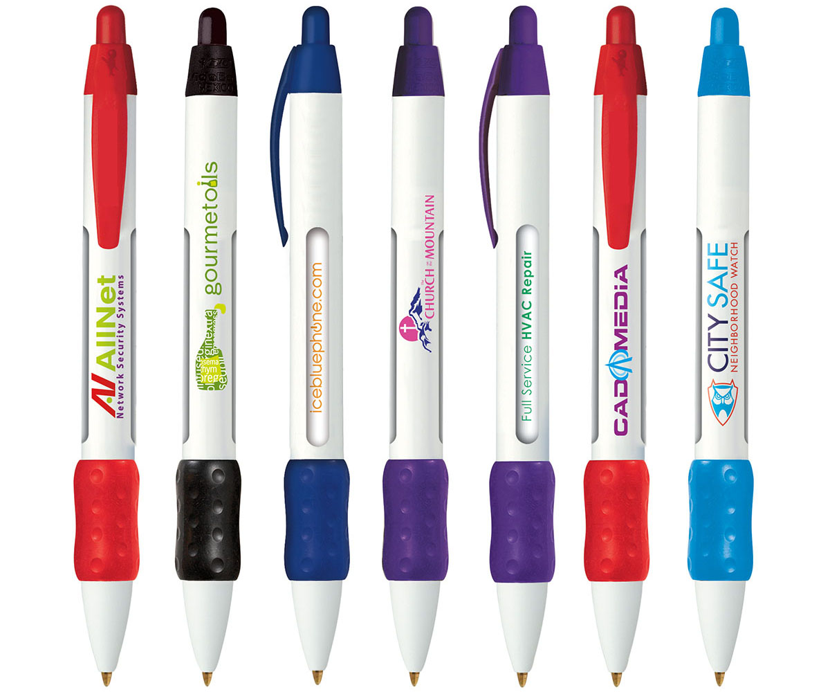 Value White Color Grip Pen