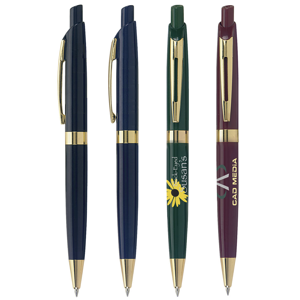 Promotional Rival Gold Pens Custom Printed
