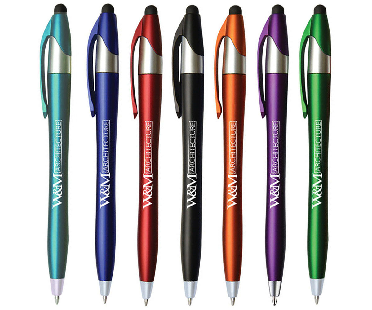 moord tobben Lang Promotional iSlimster Twist Pen with Stylus | CheapPens.com