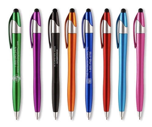 Promotional iSlimster Twist stylus pens