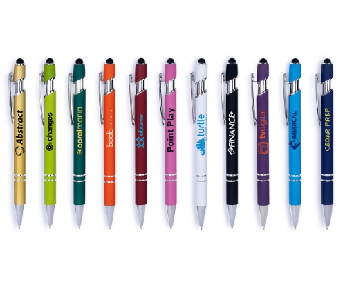 promotional Alexandria Satin Touch pens