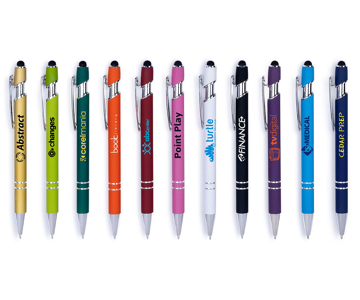 Cheep Ink Pen Promotional Alexandria Satin Touch Pens Custom Printed | CheapPens.com