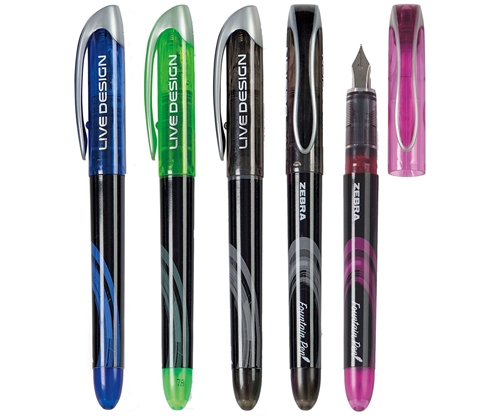 promotional zebra fountain pens