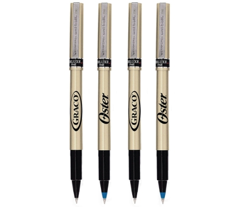 promotional uni-ball deluxe roller fine pens